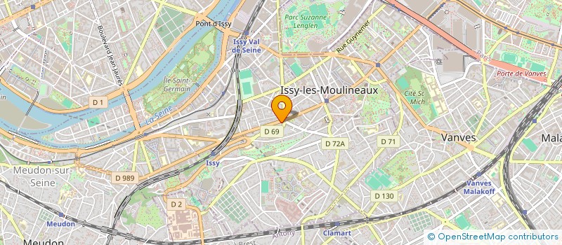 localisation de l'entreprise SCI L OLYMPIQUE à ISSY-LES-MOULINEAUX