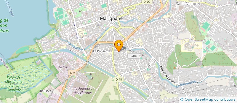 localisation de l'entreprise SCI L'OMERTTA  MARIGNANE