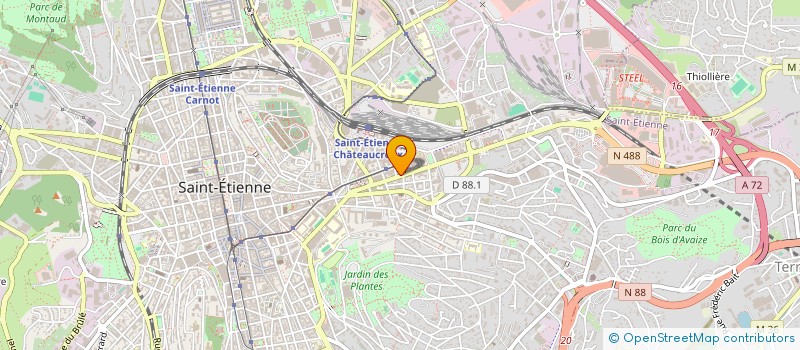 localisation de l'entreprise SCI L'ONZION à SAINT-ETIENNE
