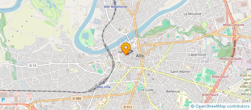 localisation de l'entreprise SCI L'OPALE à ALBI