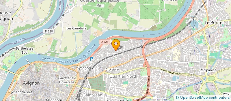 localisation de l'entreprise SCI L OPALE  AVIGNON