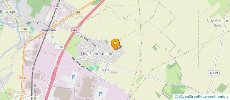 localisation de l'entreprise SCI L'OPALE  LIEU-SAINT-AMAND