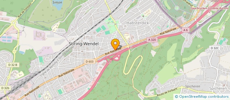 localisation de l'entreprise SCI L'OPERA  STIRING-WENDEL