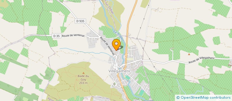 localisation de l'entreprise SCI L'OR-EN-PIERRE  VILLEGAILHENC