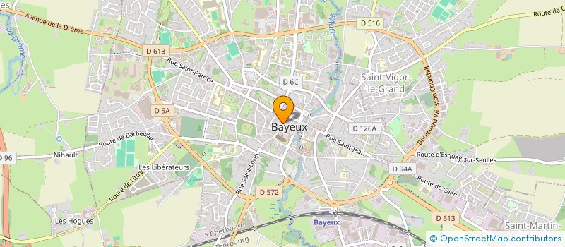 localisation de l'entreprise SCI L ORANGER  BAYEUX