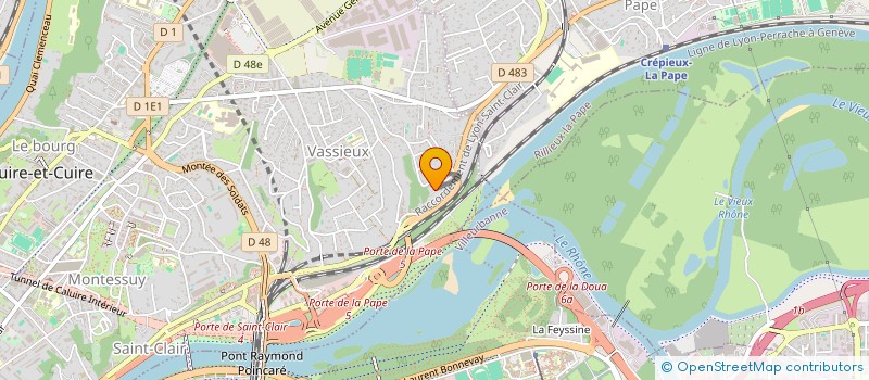 localisation de l'entreprise SCI L'ORANGER  CALUIRE-ET-CUIRE