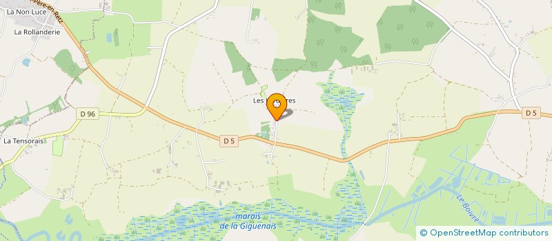 localisation de l'entreprise SCI L'ORANGER  SAINT-PERE-EN-RETZ