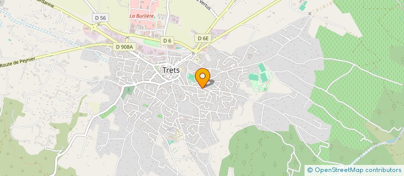 localisation de l'entreprise SCI L'ORANGERAIE à TRETS