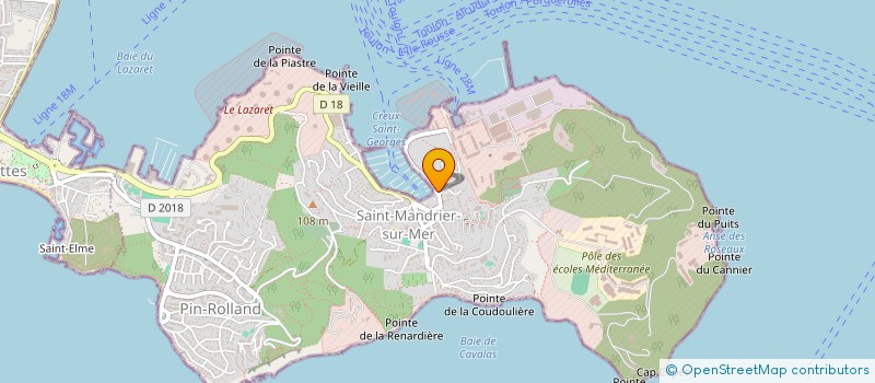 localisation de l'entreprise SCI L'ORANGERAIE  SAINT-MANDRIER-SUR-MER