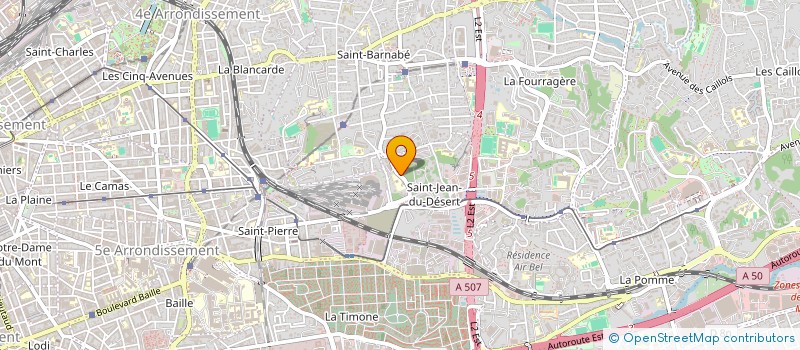 localisation de l'entreprise SCI L'ORANGERAIE à MARSEILLE