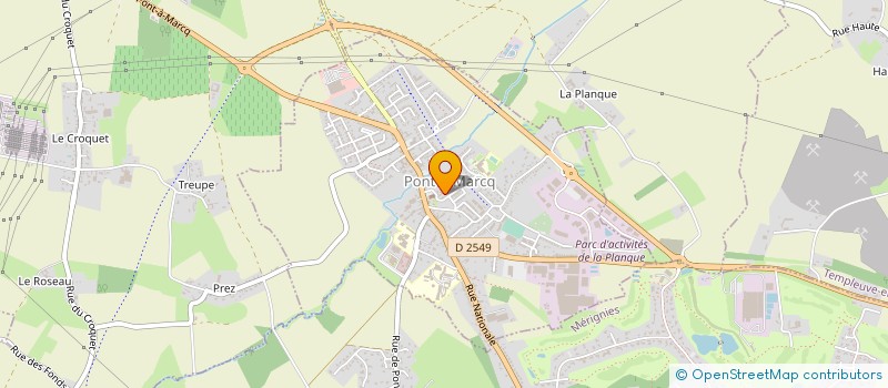 localisation de l'entreprise SCI L'ORANGERIE à MERIGNIES