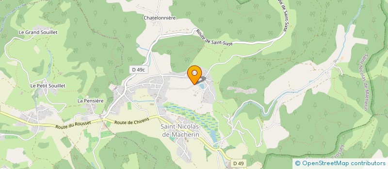 localisation de l'entreprise SCI L'ORANGERIE DE HAUTEFORT  SAINT-NICOLAS-DE-MACHERIN
