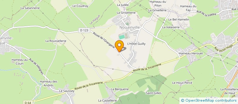 localisation de l'entreprise SCI L'ORANGERIE IMMOBILIER  NOUAINVILLE