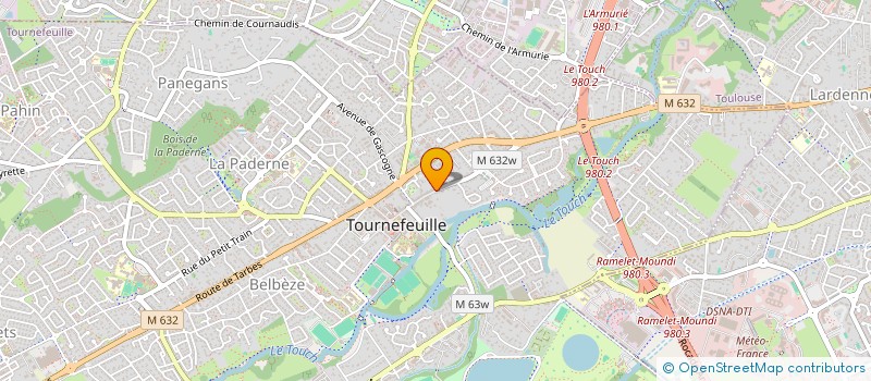 localisation de l'entreprise SCI L'ORATOIRE  TOURNEFEUILLE