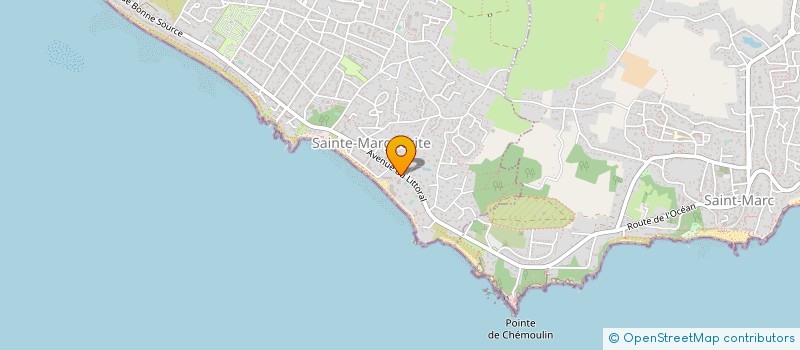 localisation de l'entreprise SCI L'ORBEA  PORNICHET