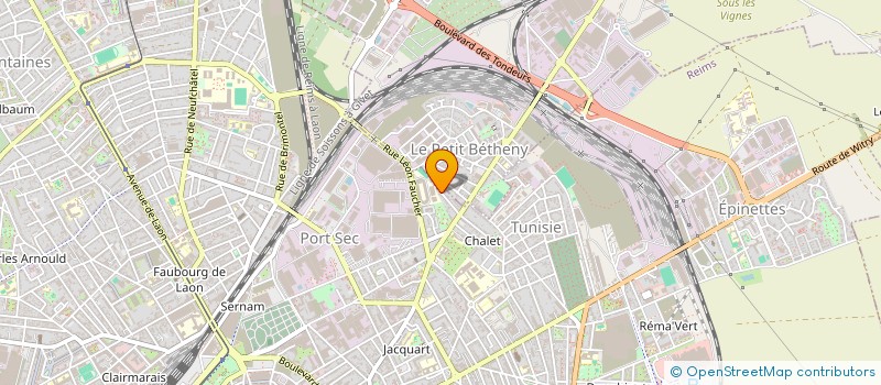 localisation de l'entreprise SCI L'ORCHIDEE à REIMS