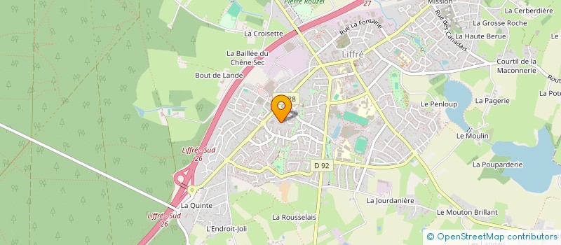 localisation de l'entreprise SCI L'ORCHIDEE  LIFFRE