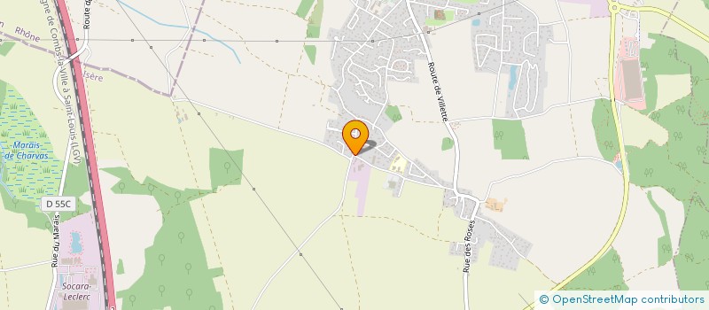 localisation de l'entreprise SCI L'ORCHIDEE  VILLETTE-D'ANTHON