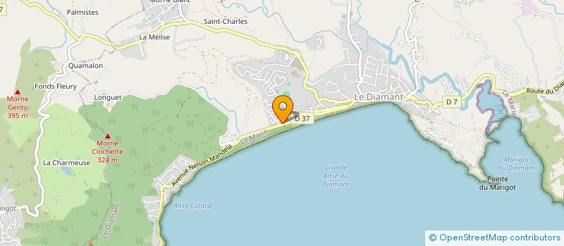 localisation de l'entreprise SCI L'ORCHIDEE  LE DIAMANT