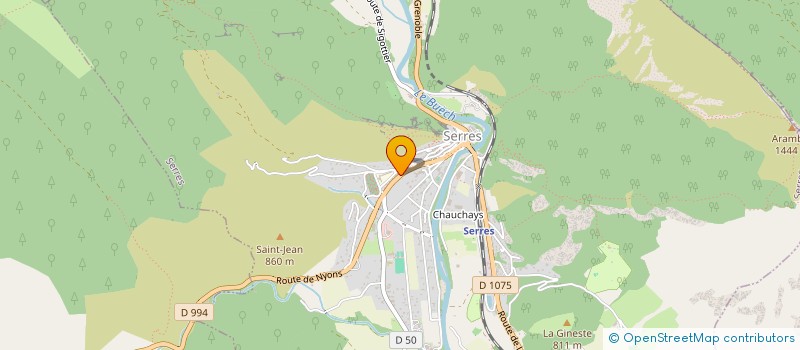 localisation de l'entreprise SCI L'ORCHIDEE  SERRES