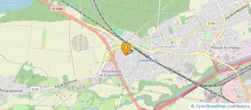 localisation de l'entreprise SCI L'ORCHIDEE  LUTTERBACH