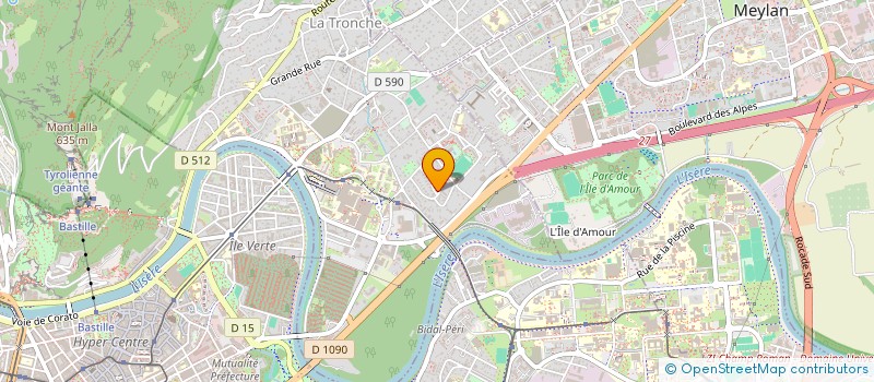 localisation de l'entreprise SCI L'ORCHIDEE  LA TRONCHE