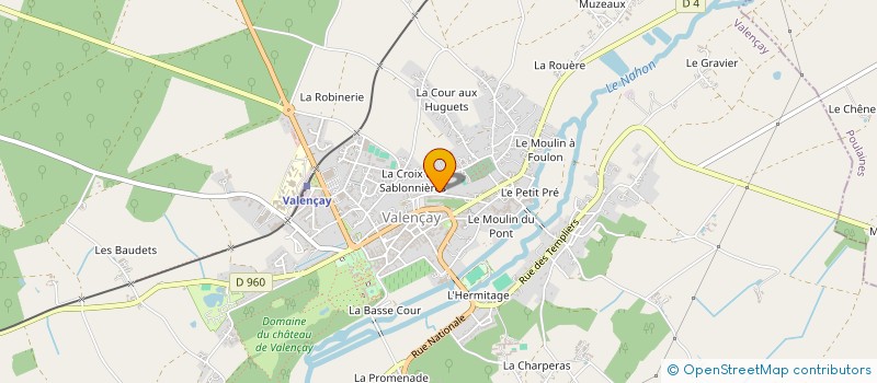 localisation de l'entreprise SCI L'ORCHIDEE à VALENCAY