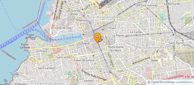 localisation de l'entreprise SCI L ORCHIDEE à MARSEILLE