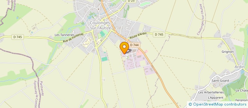 localisation de l'entreprise SCI L'ORCHIDEE  COULONGES-SUR-L AUTIZE