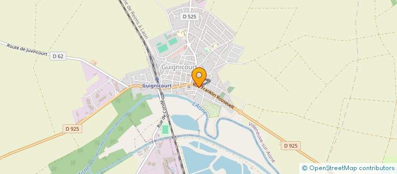 localisation de l'entreprise SCI L'ORCHIDEE  VILLENEUVE-SUR-AISNE