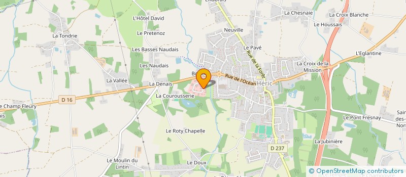 localisation de l'entreprise SCI L'ORCHIDEE  HERIC