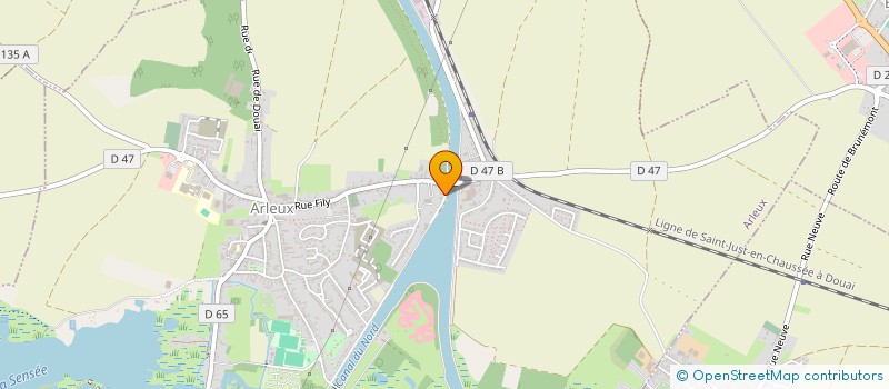 localisation de l'entreprise SCI L'ORCHIDEE BLANCHE  ARLEUX