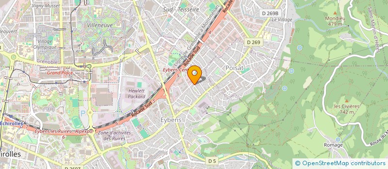 localisation de l'entreprise SCI L OREADE  LANS-EN-VERCORS