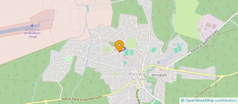 localisation de l'entreprise SCI L'OREE CLAIRE  MARTIGNAS-SUR-JALLE