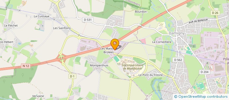 localisation de l'entreprise SCI L'OREE D'ECOUVES à LONRAI