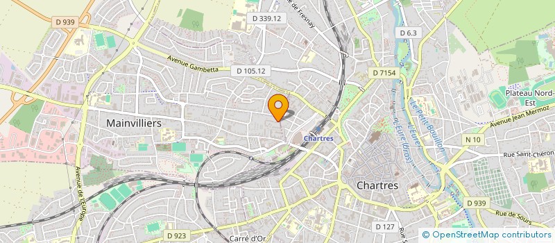 localisation de l'entreprise SCI L'OREE DE CHARTRES à MAINVILLIERS