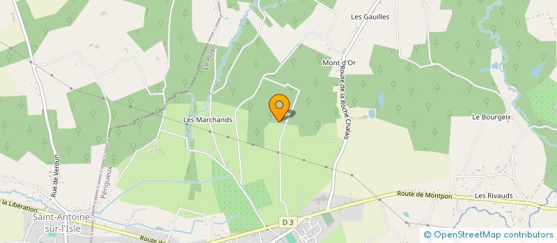 localisation de l'entreprise SCI L OREE DE LA DOUBLE  LE PIZOU