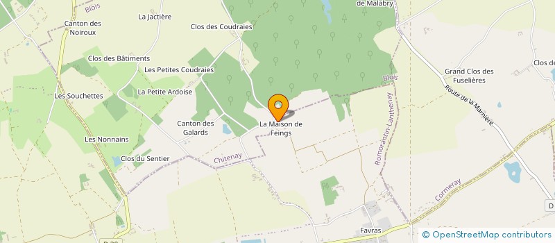 localisation de l'entreprise SCI L'OREE DE LA FORET  CORMERAY