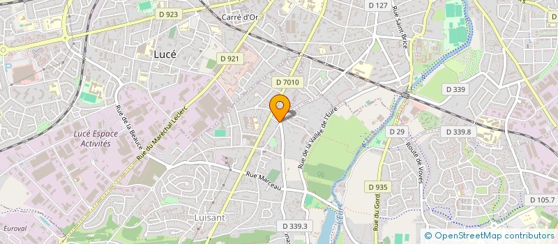 localisation de l'entreprise SCI L OREE DE LUISANT à LUISANT
