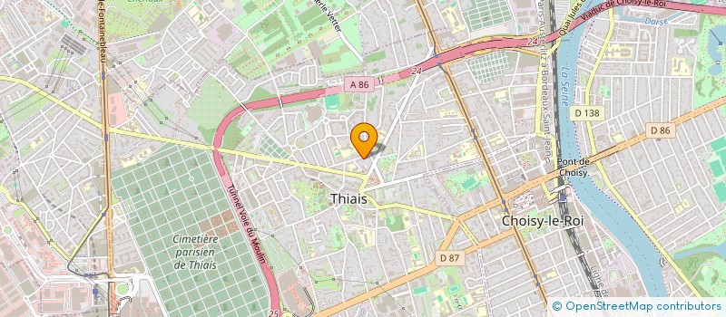 localisation de l'entreprise SCI L'OREE DE MEZIAN  THIAIS