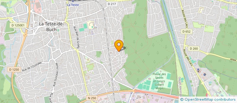 localisation de l'entreprise SCI L'OREE DES BOIS à LA TESTE-DE-BUCH