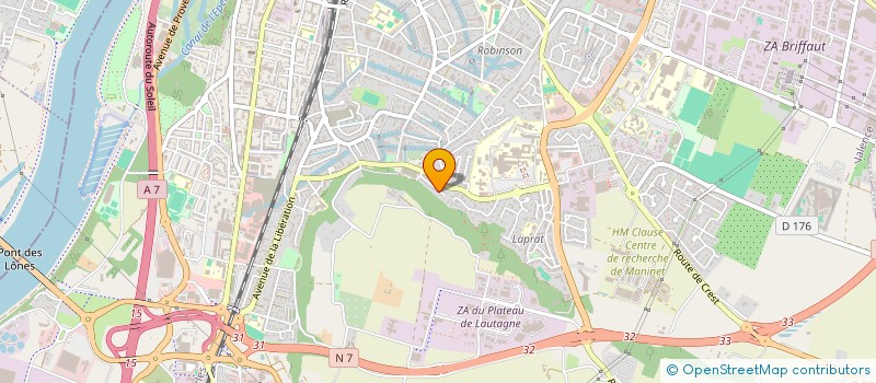localisation de l'entreprise SCI L OREE DES CEDRES à VALENCE