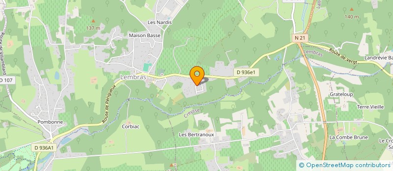 localisation de l'entreprise SCI L OREE DES DAYETS  LEMBRAS