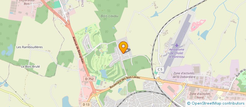 localisation de l'entreprise SCI L OREE DU BOIS à CHOLET