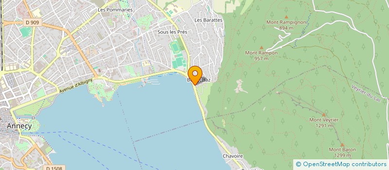 localisation de l'entreprise SCI L'OREE DU BOIS à ANNECY