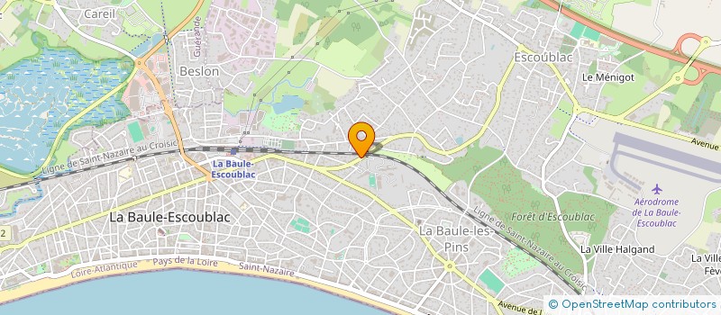 localisation de l'entreprise SCI L'OREE DU BOIS  LA BAULE-ESCOUBLAC