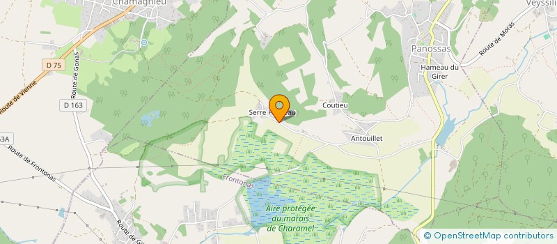 localisation de l'entreprise SCI L'OREE DU BOIS  PANOSSAS