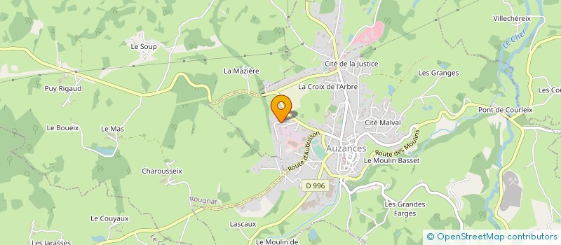 localisation de l'entreprise SCI L'OREE DU BOIS à AUZANCES