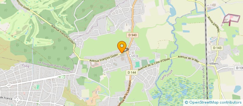 localisation de l'entreprise SCI L OREE DU BOIS  CUCQ