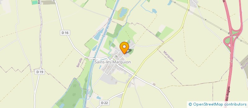localisation de l'entreprise SCI L'OREE DUBOIS  SAINS-LES-MARQUION